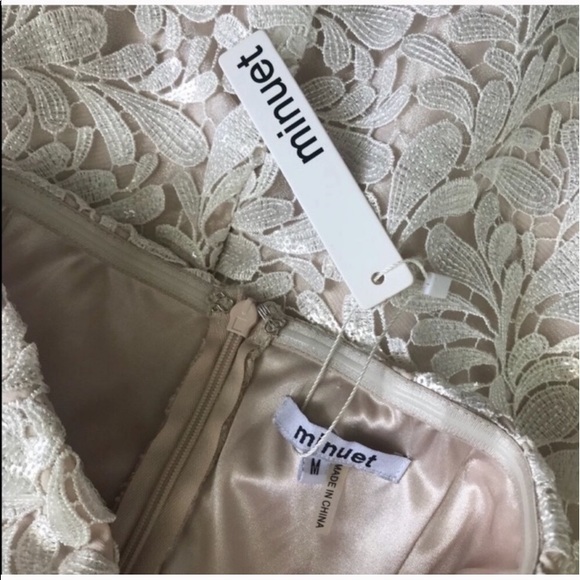 MODCLOTH MINUET LACE STRAPLESS DRESS - Picture 4 of 8